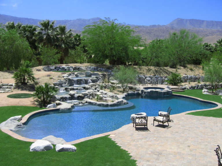Freeform Infinity Pool Freeform Pools - Azure Pools & Spa
